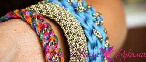 Плетение браслетов из шнурков - «Подарки своими руками»