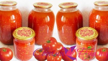 Домашний томат на зиму из помидоров. Самый простой рецепт. Томатный сок в домашних условиях - «Рецепты соков»
