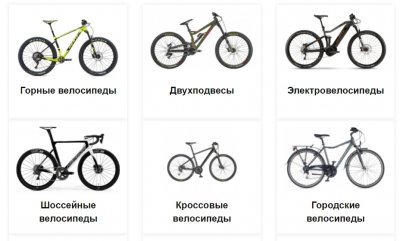 Выбор велосипеда - виды и стили