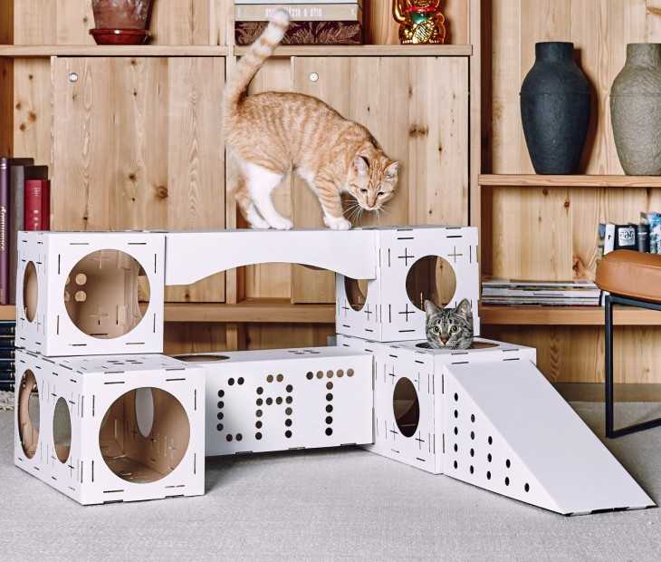 Делаем домик для кошки своими руками: простые решения и подбор материалов + 59 фото идей - «Интерьер своими руками»