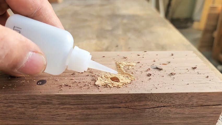 5 лайфхаков по устранению дефектов древесины при помощи суперклея - «Своими Руками»
