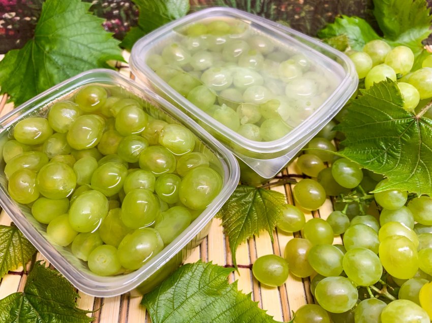 Как заморозить зеленый виноград, чтобы ягоды не потеряли первоначальную форму - «Своими Руками»