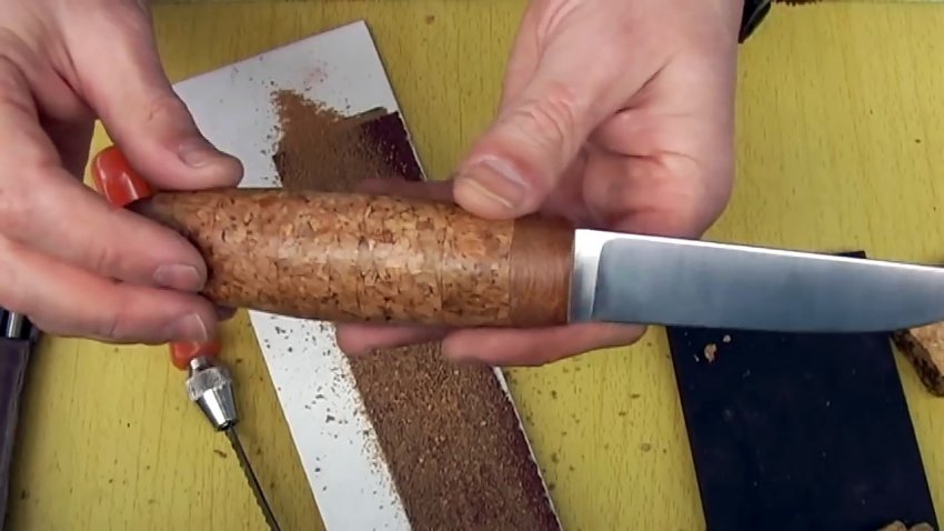Как сделать рукоять ножа из пробок - «Своими Руками»