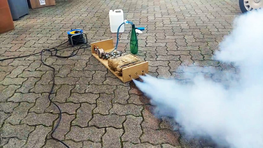 Как сделать мощную дым-машину 4,5 кВт - «Своими Руками»
