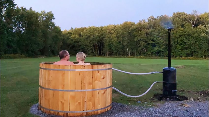 Как сделать деревянную ванну с подогревом от дровяного котла - «Своими Руками»
