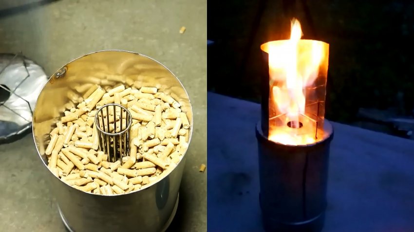 Как сделать печь по типу «финской свечи» с регулировкой пламени - «Своими Руками»