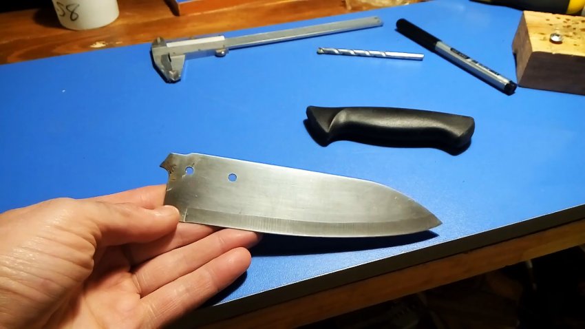 Как и чем легко просверлить клинок ножа из каленой стали - «Своими Руками»