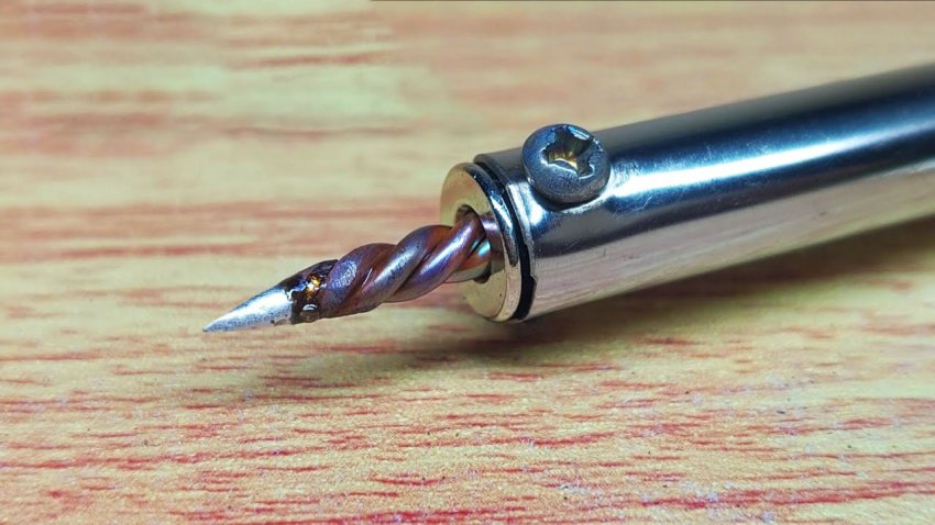 Как быстро сделать жало для паяльника из того что есть под рукой - «Своими Руками»