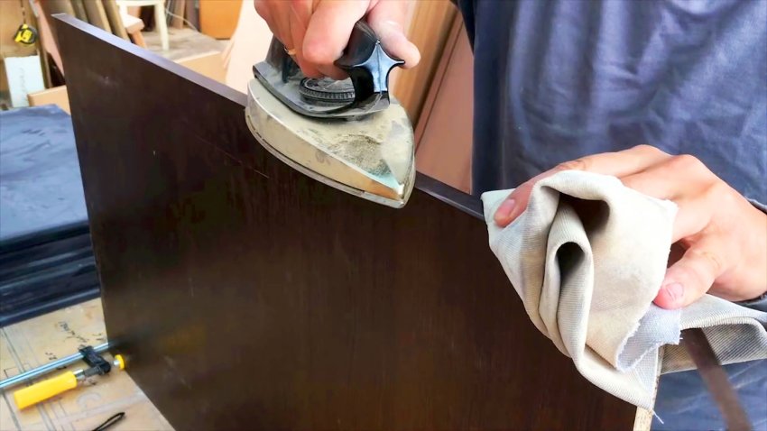 Как защитить кромки ЛДСП от влаги. Клейка кромки утюгом - «Своими Руками»