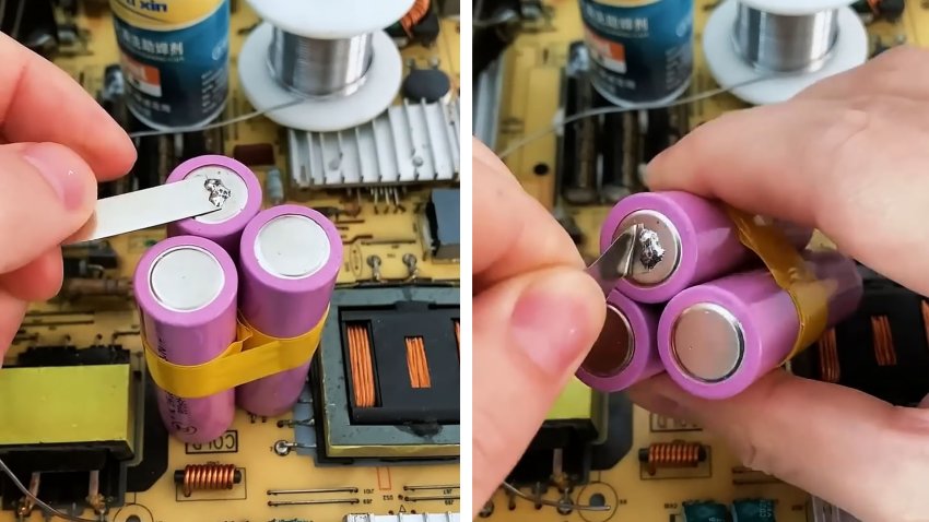 Лайфхаки по пайке литий-ионных аккумуляторов 18650 - «Своими Руками»