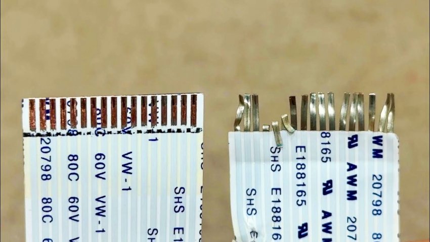 Как зачистить и восстановить гибкий шлейф - «Своими Руками»