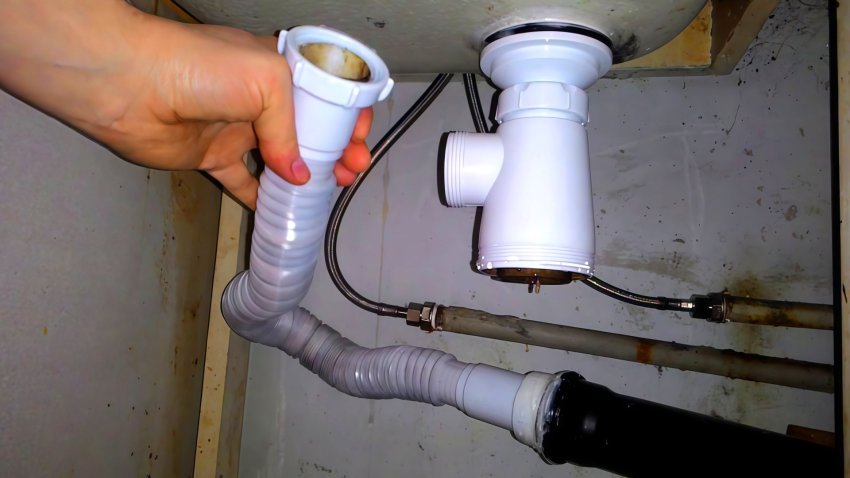 Как заменить гофру сифона на трубу - «Своими Руками»